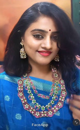 Beautiful Jadau Kundan Necklace - KN00438